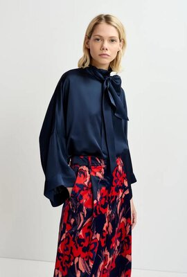 Essentiel Antwerp Donkerblauwe Blouse