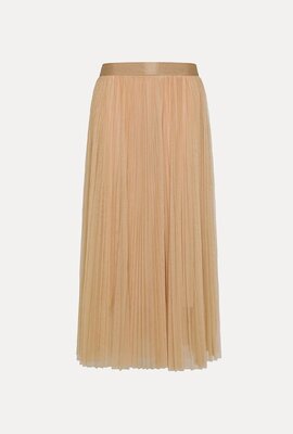 Forte_Forte Camel Tulle Rok