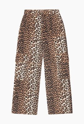 Ganni Leopard Print Jeans