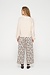 10Days light natural wide twill pants leopard