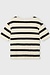 10Days Light Grey short sleeve tee stripe