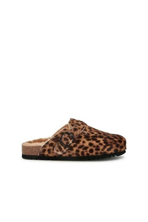 Scholl Leopard Fea New F Cowhlea