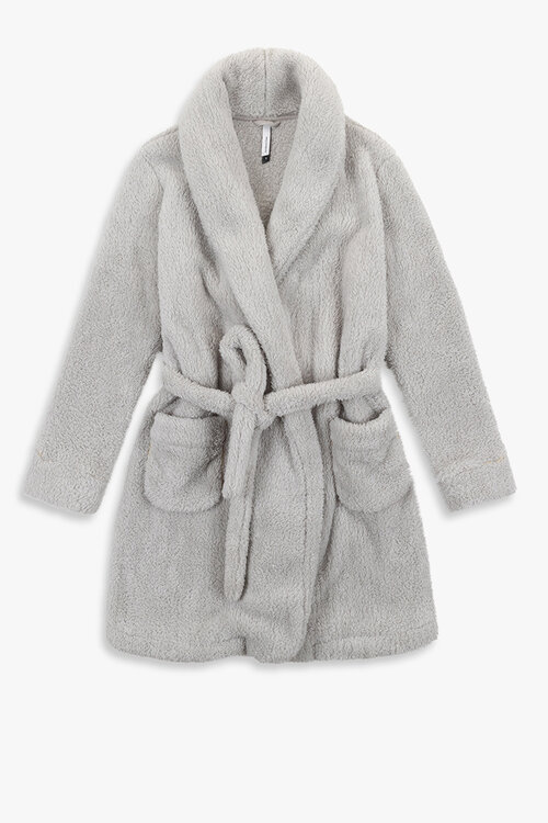 Lords X Lilies Grey Duster Kort Fleece
