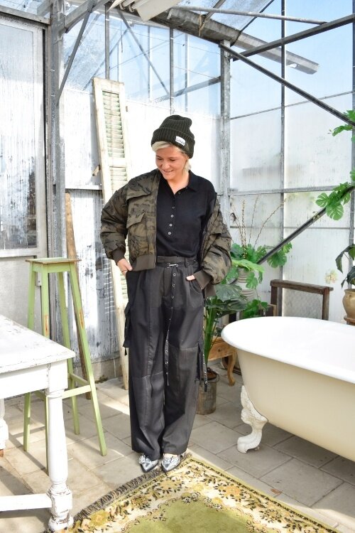 Ganni Kalamata Wollen Rib Muts