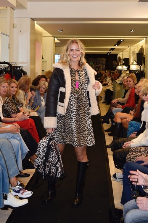 Ganni Leopard Leopard Rugzak