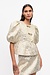Ganni Gouden blouse metallic