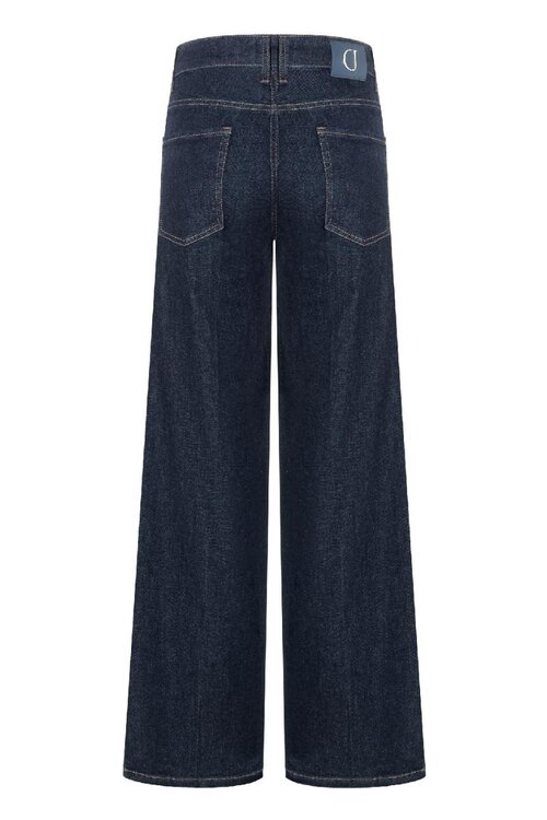 Cambio Indigo Amina Wide Leg Jeans