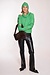 Absolut Cashmere Groene Clare Trui ronde hals