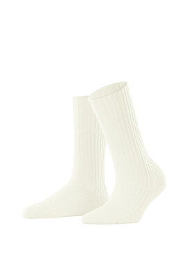 Falke Off White FALKE Cosy Wool Boot Damen