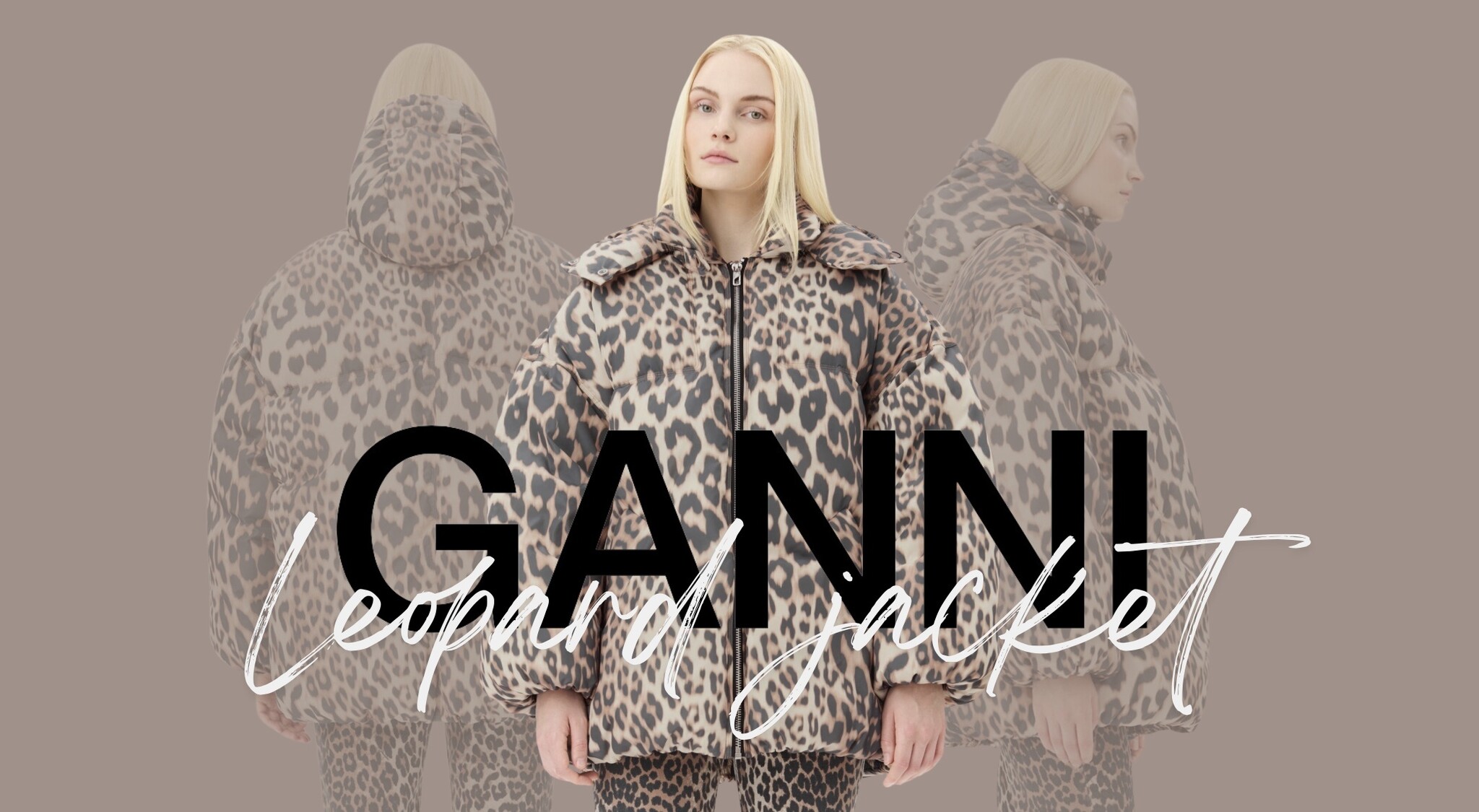Ontdek de Leopard Jas van GANNI: Een Iconisch Statement 