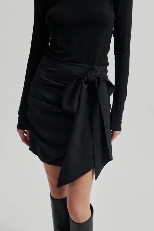 Second Female Zwarte Festive Skirt