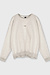10Days Soft white melee THE CLEAN STATEMENT SWEATER