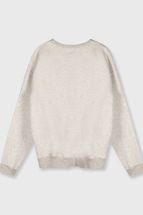 10Days Soft white melee THE CLEAN STATEMENT SWEATER
