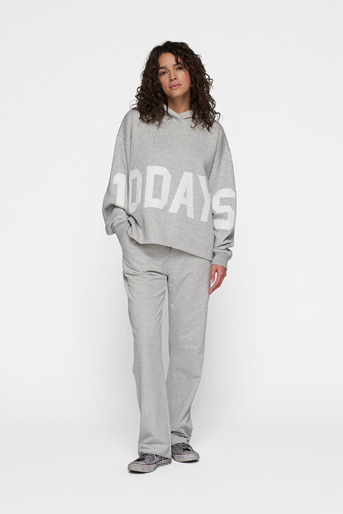 10Days Light Grey Melee THE STRAIGHT JOGGER
