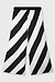 10Days Ecru/Black wide leg pants satin stripes