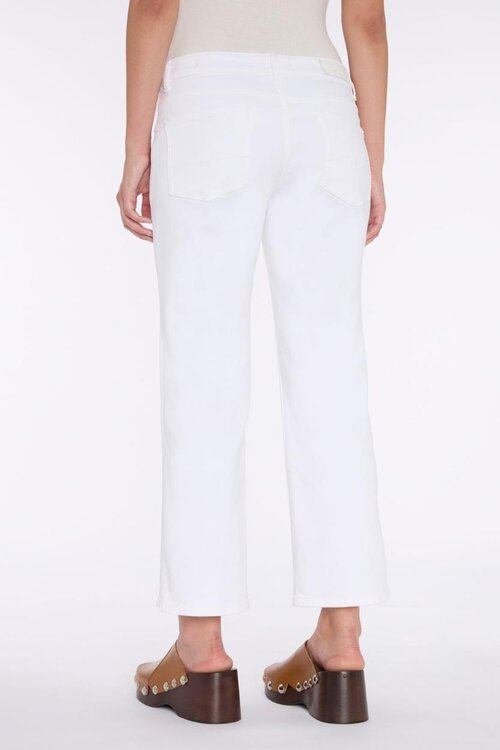 7 For All Mankind Witte Jeans Calie Straight