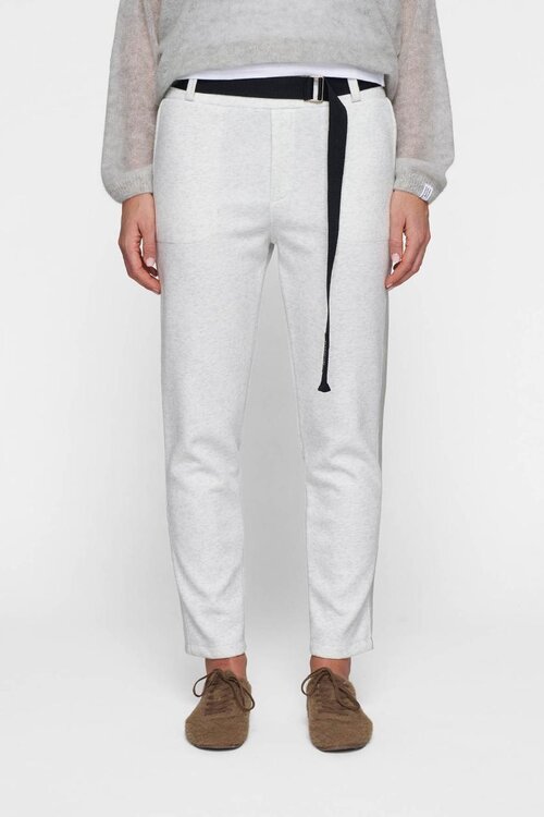 10Days White melee belted pants neoprene