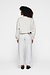 10Days Soft White Melee cropped statement sweater