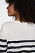10Days Ecru long sleeve tee painted stripe