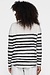 10Days Ecru long sleeve tee painted stripe