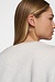 10Days Soft White Melee statement sweater knit sleeves