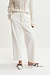 Essentiel Antwerp Off White Straight Leg Pantalon