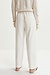 Essentiel Antwerp Off White Straight Leg Pantalon