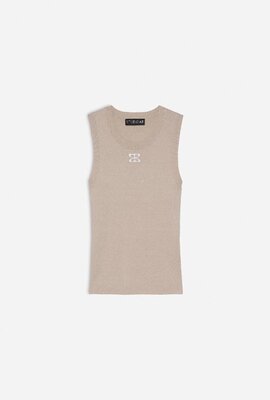 Studio AR by Arma Beige Dorice Gebreide Top