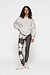 10Days Soft White Melee statement sweater flower