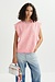 Essentiel Antwerp Koraal Rhinestone Trim Top