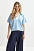 Essentiel Antwerp Blauwe Embroidered Polo