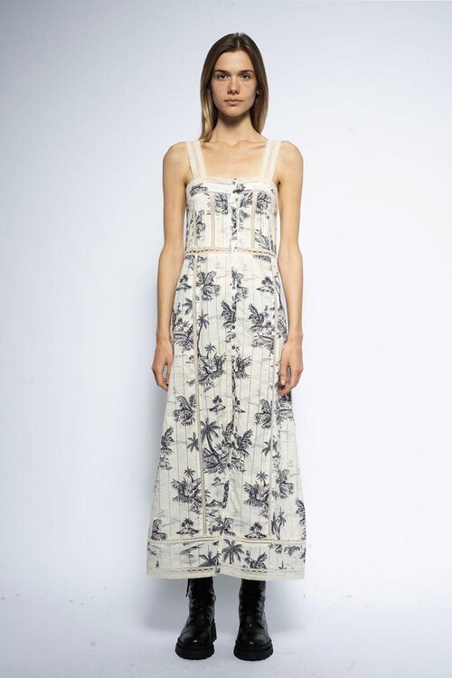 Zadig & Voltaire Ecru Jurk