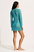 Seafolly Turquoise Mesh Effect Tuniek