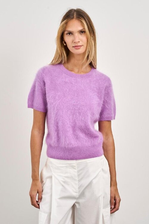 Absolut Cashmere Paarse trui Amaya