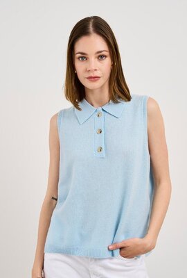 Absolut Cashmere Blauwe trui Pilar