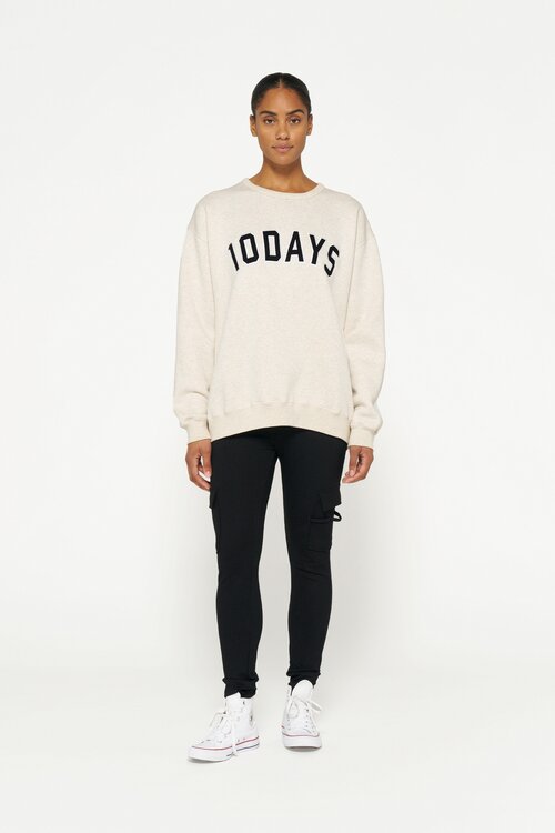 10Days Soft white melee The statement sweater