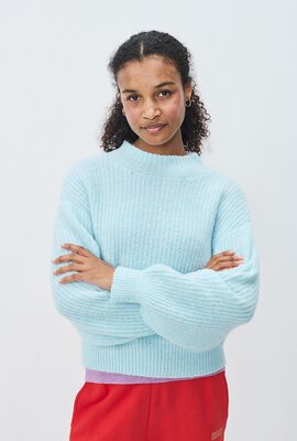 American Vintage Blauw Gebreid Trui