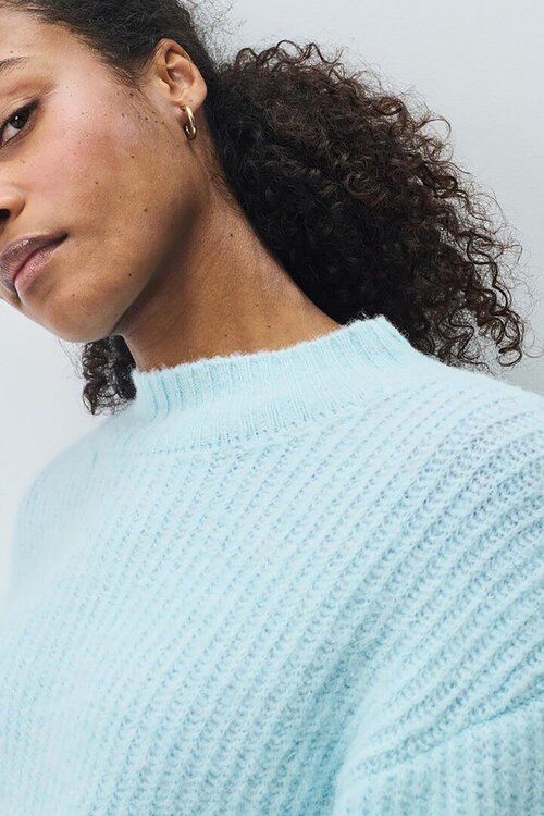 American Vintage Blauw Gebreid Trui