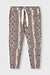 10Days Snake Print long cropped jogger snake
