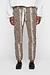 10Days Snake Print long cropped jogger snake