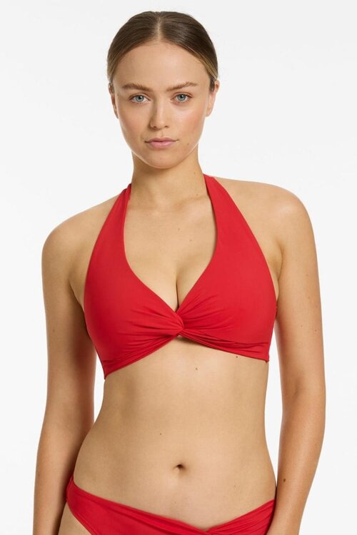 Jets Rode Bikini Twist Front Top