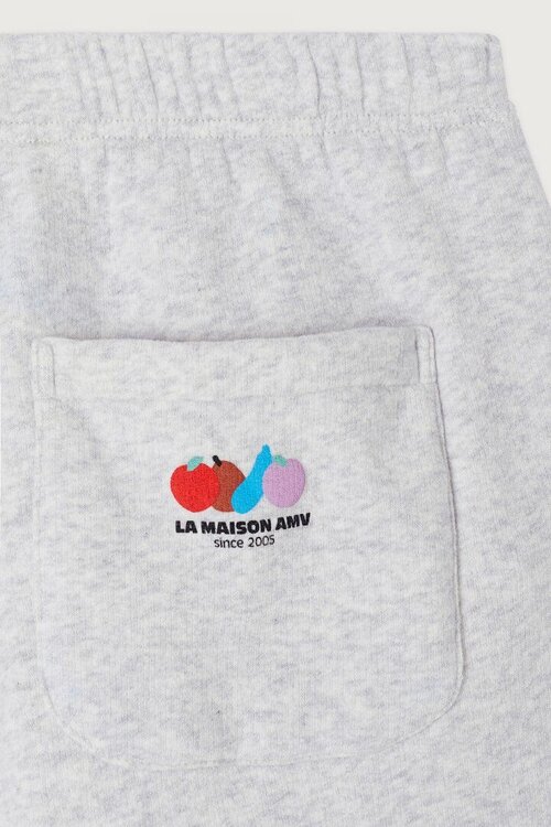 American Vintage Lichtgrijze Short