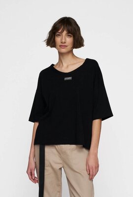 10Days Black boxy tee