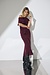 Co'couture Bordeaux Maxi Jurk
