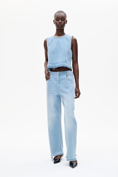 Baum Und Pferdgarten Light Blue Denim Jeans Top