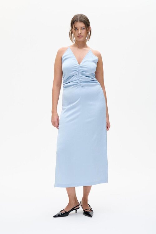 Baum Und Pferdgarten Lichtblauw Lange jurk