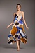Iconique Multicolour Satin Gemma Dress