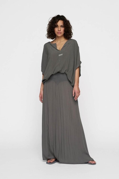 10Days Oil skirt rib waistband