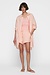 10Days Peach blouse voile stripes