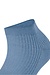 Falke Blauw Rib sokken Shiny